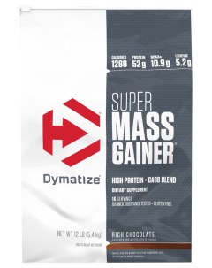Гейнер Super Mass Gainer 5430 г rich chocolate Dymatize nutrition