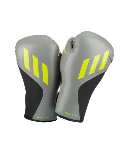 Перчатки боксерские Speed Tilt 150 серо черные вес 10 унций Adidas