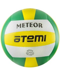 Волейбольный мяч METEOR 5 белый желтый зеленый Atemi