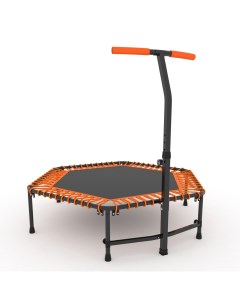 Батут спортивный с ручкой Line FITNESS Orange диаметр 125 см до 130 кг фитнес батут Unix