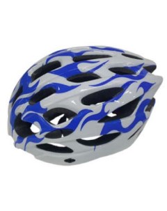 Шлем FSD HL003 in mold Размер L 54 61 см сине белый арт 600305 600305 Nobrand