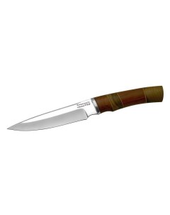 Охотничий нож Гризли коричневый сталь Витязь