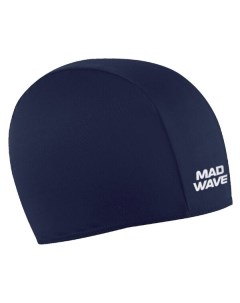 Шапочка для плавания Poly II темно синий Mad wave