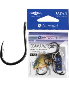 Рыболовные крючки Sensual Iseama W Ring 1 10 шт Mikado