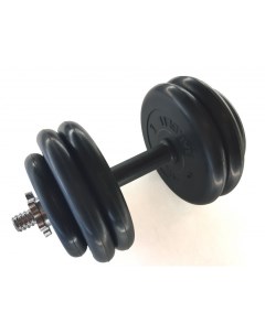 Разборная гантель 1 x 26 5 кг черный Mb barbell