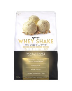 Протеин Whey Shake 2270 г vanilla shake Syntrax