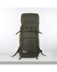 Рюкзак туристический 120 л отдел на шнурке наружный карман цвет зелёный Taif