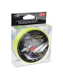 Леска плетеная Nihonto Fine Braid 0 4 мм 100 м 34 9 кг fluo Mikado