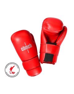 Боксерские перчатки Semi Contact Gloves Kick красные 8 унций Clinch