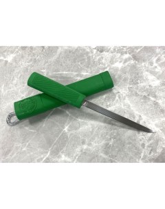 Нож Чукотка 2 зеленый сталь AUS 8 резинопластик Русский булат