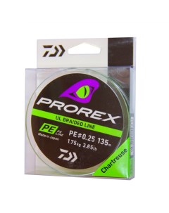 Леска плетеная PX UL Braid PE 0 07 мм 135 м 1 75 кг green Daiwa