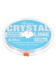Леска монофильная Fishing Master Crystal 30 м 0 25 мм 7 55 кг Allvega
