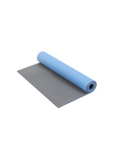 Коврик для йоги и фитнеса TPE blue grey 173 см 4 мм Larsen