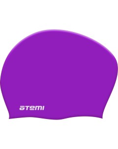 Шапочка для плавания силикон д длин волос фиолет Lc 07 Atemi
