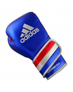 Перчатки боксерские AdiSpeed Metallic сине красно серебристые вес 14 унций Adidas
