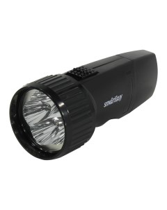 Аккумуляторный светодиодный фонарь 5 LED SBF 44 B черный прямая зарядка Smartbuy