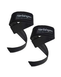 Хлопчатобумажные ремни для тяги с подкладками на запястьях Big Grip Black Harbinger