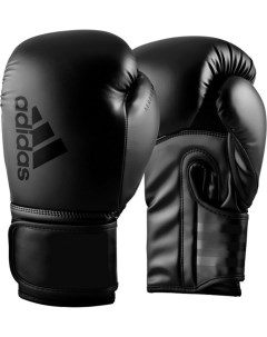 Перчатки боксерские Hybrid 80 черные вес 8 унций Adidas