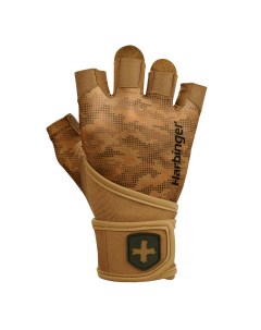 Перчатки для фитнеса PRO WW 2 0 унисекс коричневые размер L Harbinger