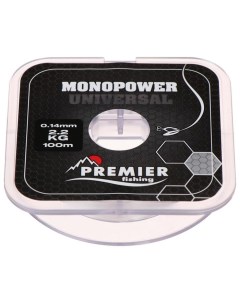 Леска MONOPOWER Universal 0 14 мм 100 м Premier fishing