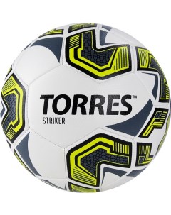 Футбольный мяч Striker 5 white yellow Torres