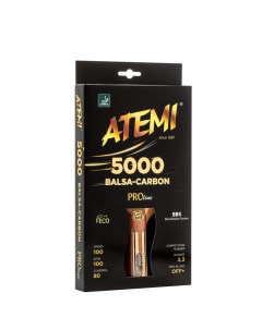 Ракетка для настольного тенниса Pro 5000 CV коническая ручка 6 звезд Atemi