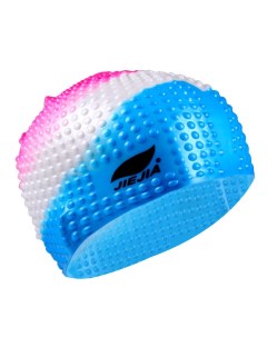 Шапочка для плавания силиконовая Bubble Cap E38923 мультиколор Nobrand