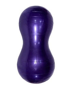 Массажный мяч сдвоенный для фитнеса 45x90 см ПВХ фиолетовый насос в компл X-match