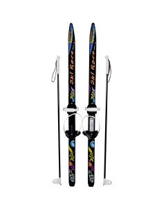 Детские лыжи Ski Race 130 100 см цвет черный Олимпик