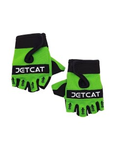 Перчатки Pro S Короткие пальцы зелёные чёрные Jetcat