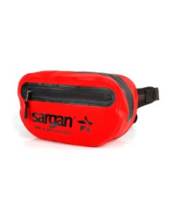 Гермо сумка на пояс САРГАН БАНАНА с доп карманом красная Sargan
