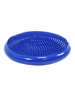 Балансировочная подушка массажная для фитнеса и йоги с насосом D 33 см синий Urm