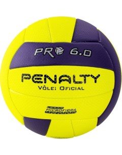 Волейбольный мяч BOLA VOLEI 6 0 PRO 5 желтый фиолетовый Penalty