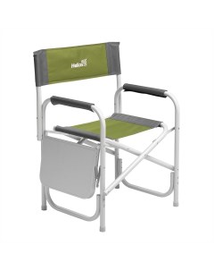 Кресло директорское MAXI с откидным столиком серый зеленый Helios