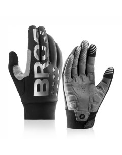 Перчатки велосипедные перчатки спортивные S209BK черный серый L рос M 8 Rockbros