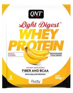 Протеин Whey Protein Light Digest 40 г banana Qnt
