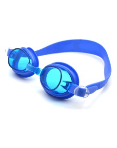 Очки для плавания детские 3 9 лет синие антибликовые от UVA UVB силикон Mystyle