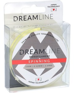 Леска монофильная Dreamline Spinning 0 26 мм 150 м 8 91 кг yellow Mikado
