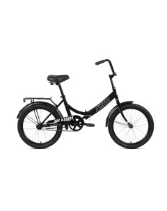 Велосипед City 20 2022 14 черный серебристый Altair