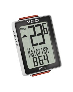 Велокомпьютер M2 1 10 функций 3 строчный дисплей черно белый Германия Vdo