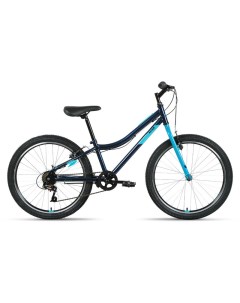 Подростковый велосипед MTB HT 24 1 0 год 2022 цвет Синий Зеленый Altair