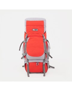 Рюкзак туристический 100 л на стяжке цвет красный Taif
