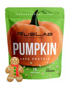 Тыквенный протеин Pumpkin Seed Protein 416гр со вкусом имбирный пряник Ruslabnutrition