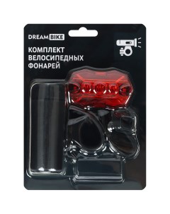 Комплект велосипедных фонарей JY 7058 JY 6090T черный Dream bike