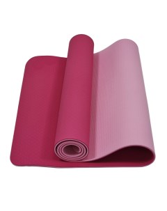 Коврик для йоги B01041 розовый красный 183 см 6 мм Urm