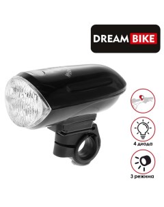 Велосипедные фонари передний 4 диода 3 режима Dream bike