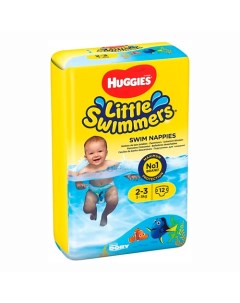 Подгузники Little Swimmers для плавания 3 8кг 12 Huggies