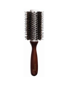 CEB 411 Расческа брашинг для волос деревянная с керамическим покрытием D 28 мм Clarette