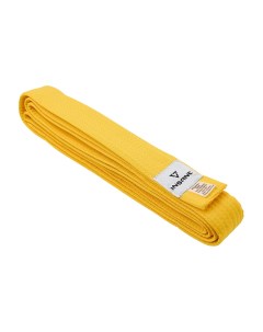 Пояс для единоборств Base хлопок полиэстер желтый 280 см Insane