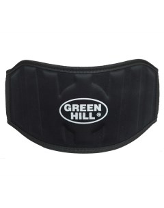 Пояс тяжелой атлетики WLB 6732A текстиль черный Green hill